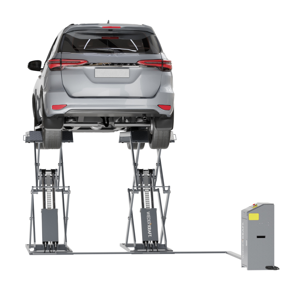 WDK-505X Подъемник ножничный слесарный 3,5 тонны, 380В