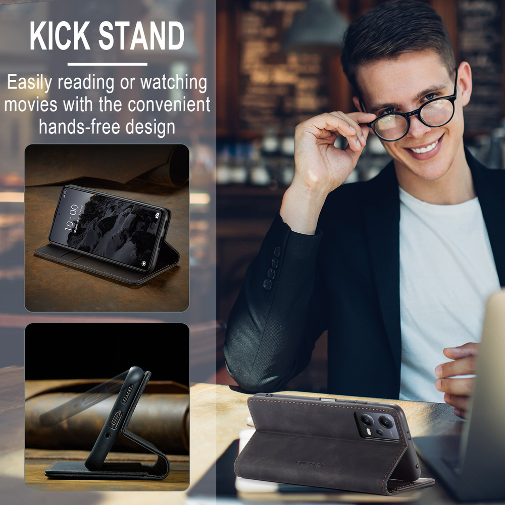 Чехол-книжка CaseMe Matte Xiaomi Redmi Note 12 5G