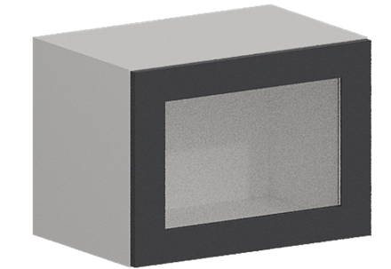 Кухня Модуль ШВГС 500 Графит / Графит Софт