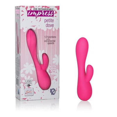 Перезаряжаемый вибромассажер Impress Petite Dove розовый (Цвет: розовый)