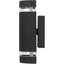 Светильник уличный настенный ЭРА «Адрия» GBW-102-BL-0230 230В 2хGU10 IP54 вверх/вниз черный