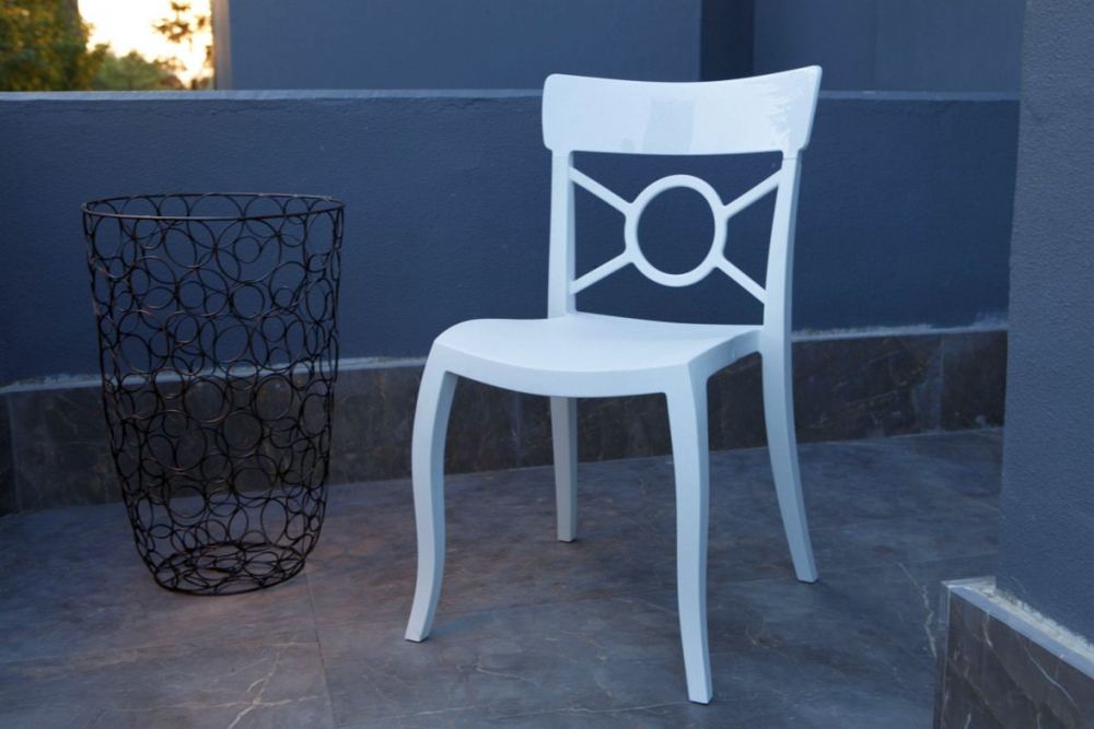 Кресло пластиковое Papatya Opera-K, белый