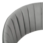 Комплект из 2-х стульев Bradex Home полубарных Turin серый с золотыми ножками