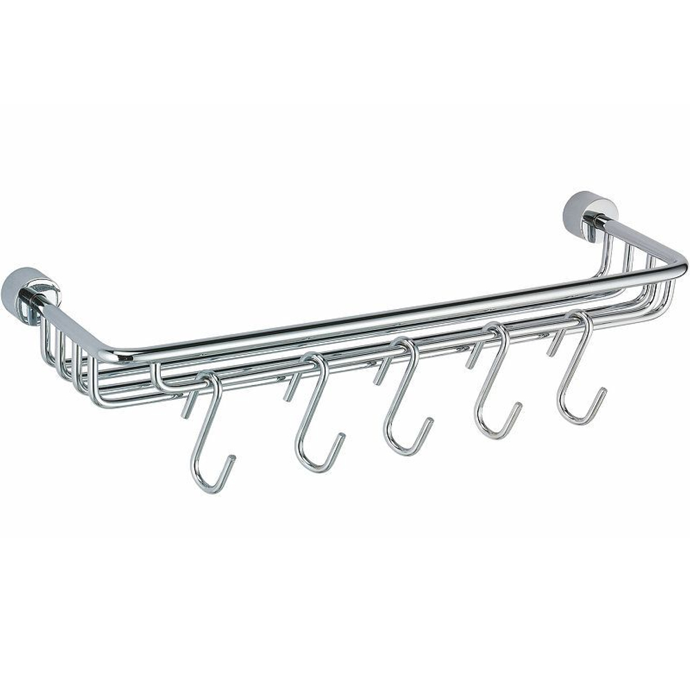 К-9415 Donau Полка-корзина с крючками хром