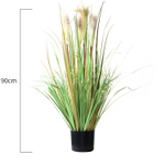 Осока зеленая 4 ветки 90 см.