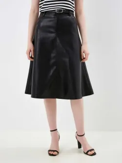 Юбка кожаная