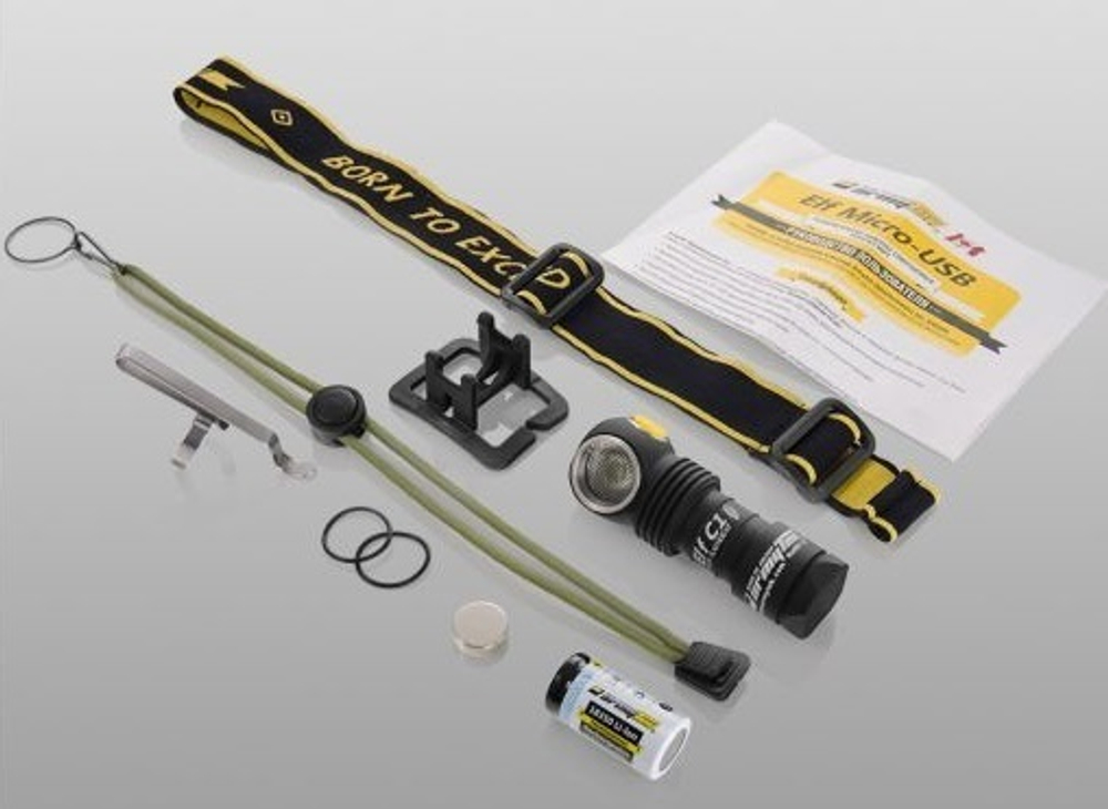 Фонарь налобный Armytek Elf C1 Micro-USB White