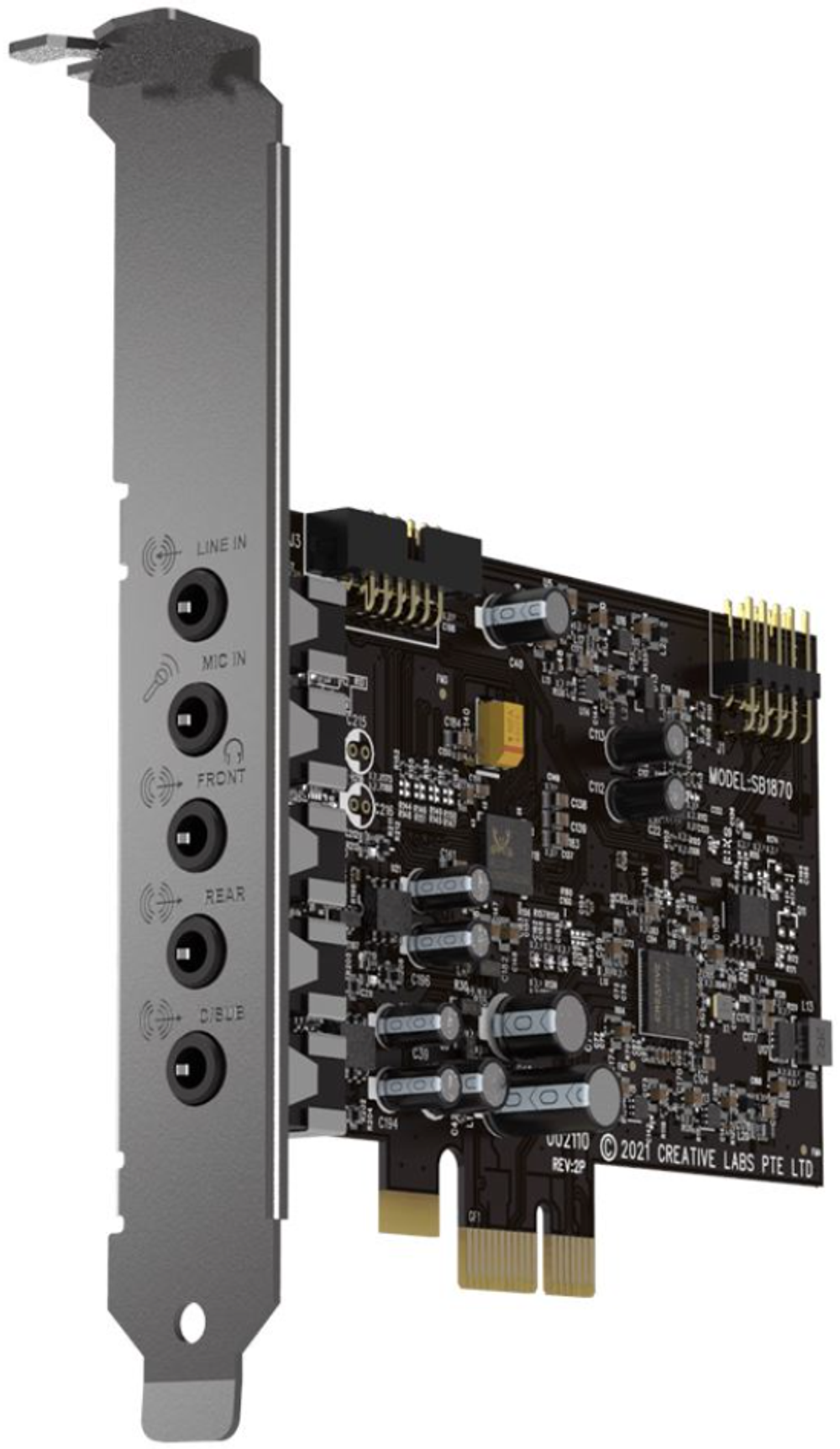 Звуковая карта PCI-E Creative Labs Sound Blaster Audigy Fx V2