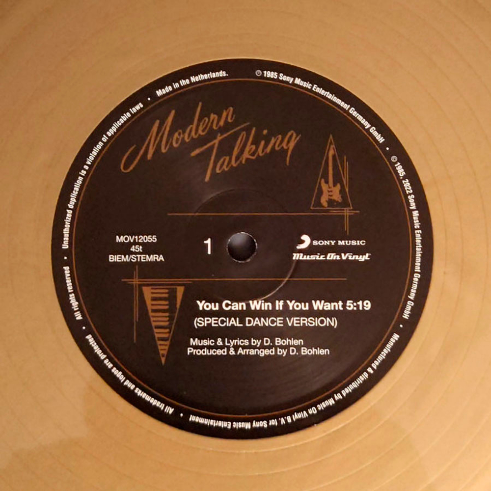 Modern Talking / You Can Win If You Want (Special Dance Version) (Coloured Vinyl)(12" Vinyl Maxi-Single)