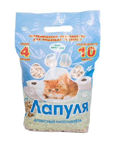Древесный наполнитель "Лапуля" 4л. (8)