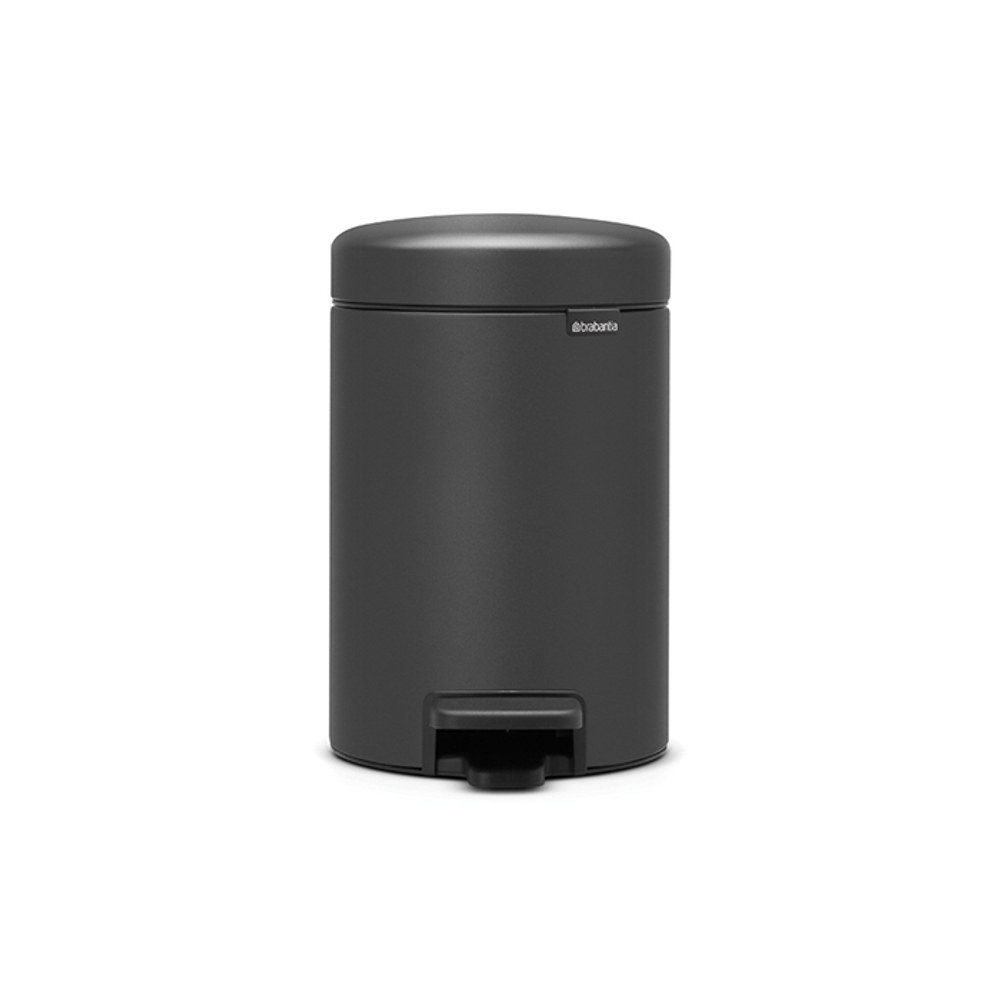 Мусорный бак с педалью newIcon 3л Brabantia Минерально-графитовый