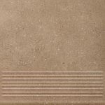 Ceramika Paradyz - Mattone Sabbia Brown - Ступень с насечками рядовая 300x300