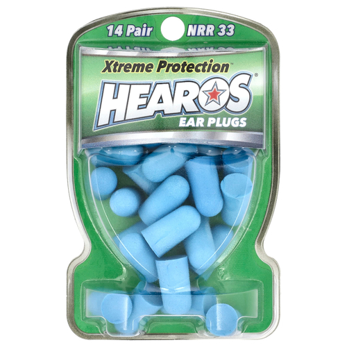 Hearos, Беруши Xtreme Protection ™, синие, NRR 33, 14 пар