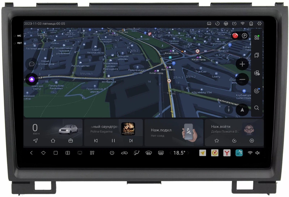 Магнитола для Great Wall Hover H3, H5 (круглые воздуховоды) - Carmedia OL-9803 QLed+2K, Android 13, UIS7870 (DUDU7), CarPlay, SIM-слот