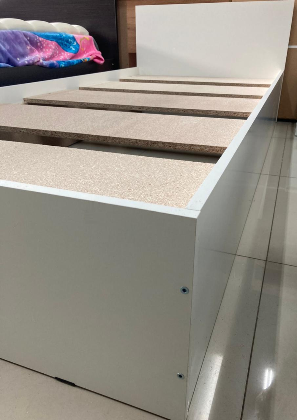 Кровать Мори КРМ 900.1 Белый 900*2000