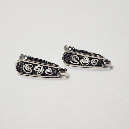 Швензы, английский замок, ювелирная заводская фурнитура, про-во Россия