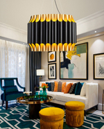 Pendant design lamp  Galliano by Delightfull D80 (Black)