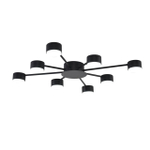 8344/8C COMFI черный, металл Люстра GX53 LED 8*7W 220V TORINA