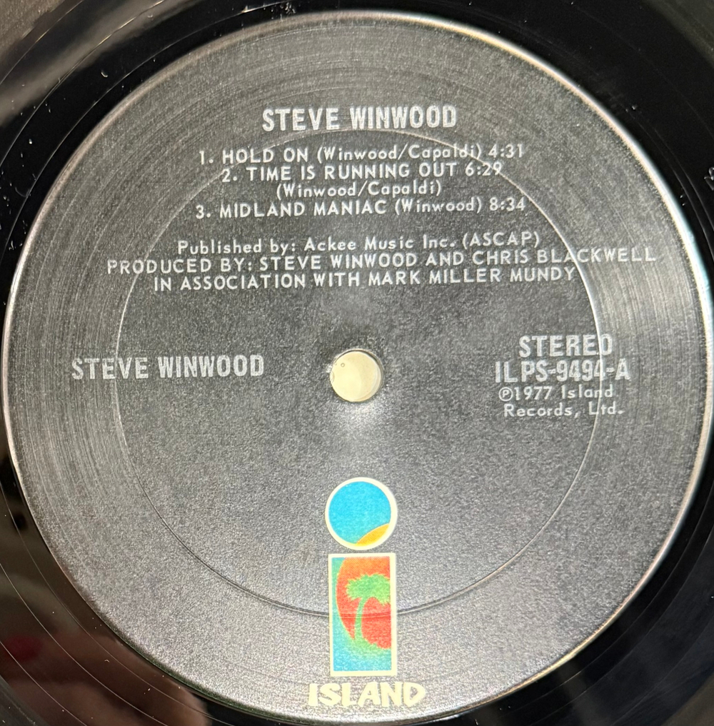 Виниловая пластинка Steve Winwood ‎– Steve Winwood LP