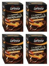 Горячий шоколад LaFesta Карамельный в пакетиках 10 шт x 4 уп