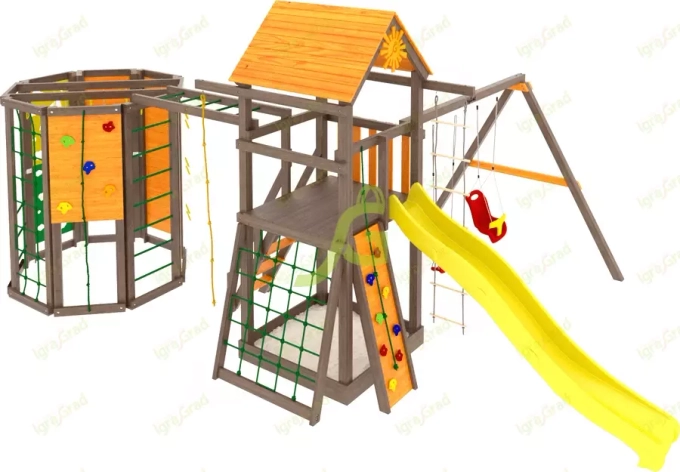 Детская площадка Панда Фани Gride с WorkOut