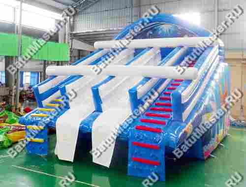 Надувная водная горка для бассейна «Русалочка Бэлла» 7*6*5 м