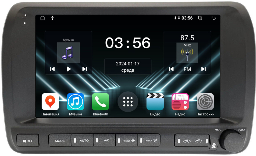 Магнитола для Toyota Crown, Crown Majesta S170 1999-2004 - FarCar DX10-9667 монитор 10" IPS на Android 13, 4+64Гб, CarPlay