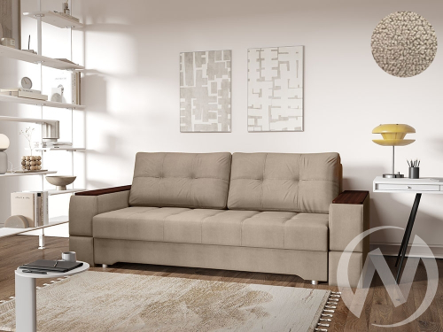 Диван прямой Атлант-2 ДК (Боска VL-1912-06 капучино; 3 категория)