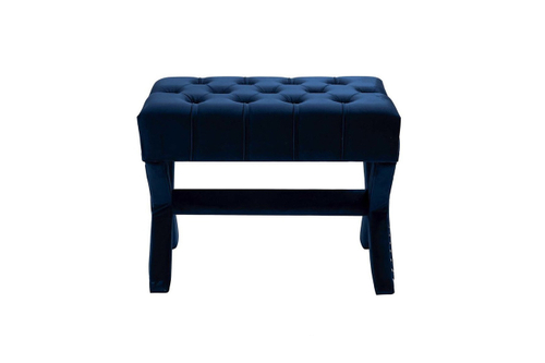 Банкетка Garda Decor для спальни синяя Neil