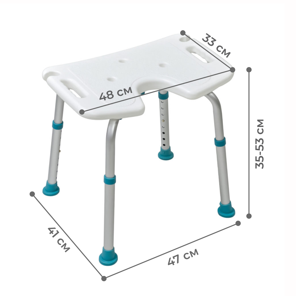 Стул для ванной комнаты MEGA-507A-LUX Мега-Оптим