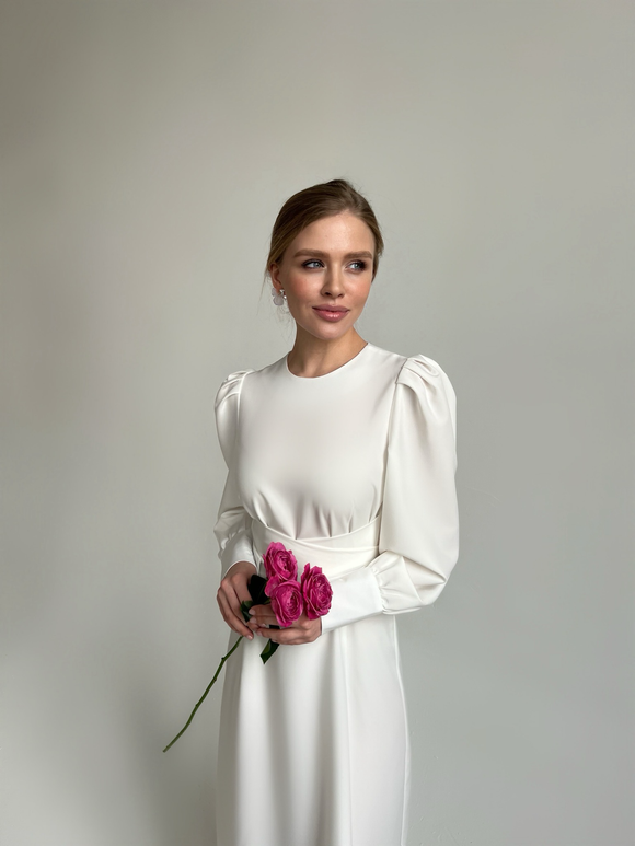 Платье Симфония молочный