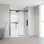 Душевая дверь Como Soft VDS-1CS140CLB, 1400, черный, стекло прозрачное, , шт