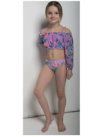 раздельный купальник 3 в 1 топ кроп парео и плавки