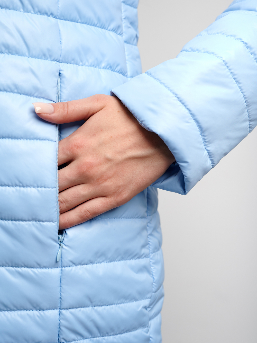 Полупальто "Сити" голубой