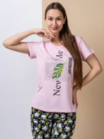 Пижама х/б бриджи+футболка УБФ005