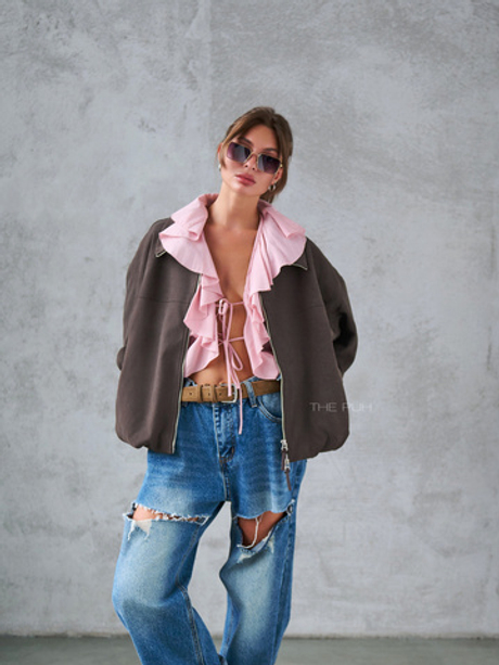 Синие рваные джинсы-трансформеры