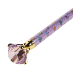 Ручка гелевая "Кристалл/Сердце" 0,5мм. синяя, 4 цвета микса