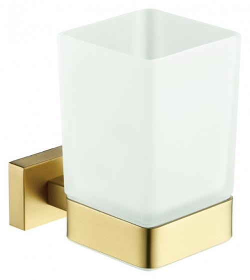 5005-S Стакан нас., стеклянная (Мат. Золото) ViEiR  (30/1шт)