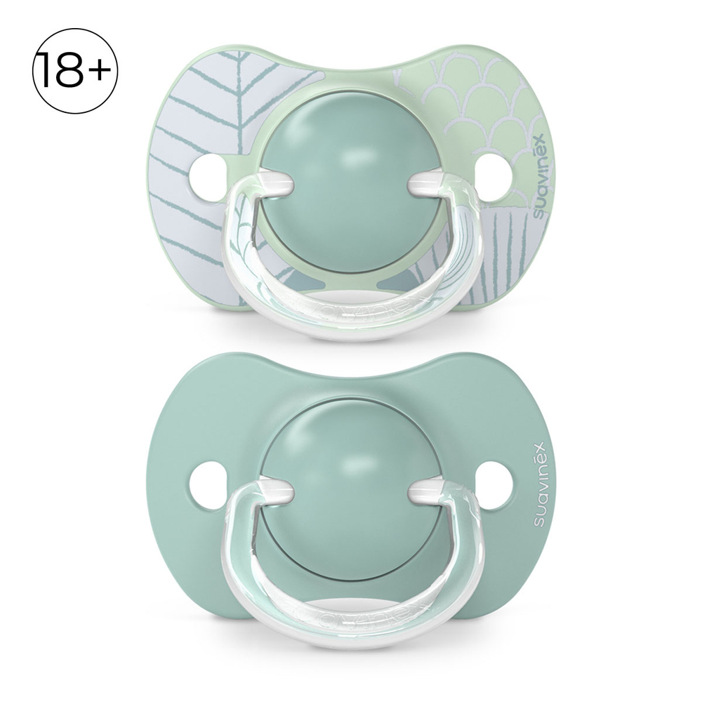 Набор физиологических пустышек Suavinex Dreams бирюзовый, 18+ мес, 2 шт