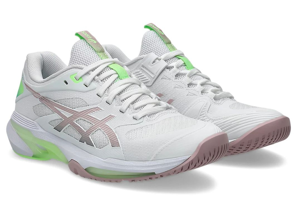 Женские теннисные кроссовки Asics Solution Speed FF 4 - white/morganite