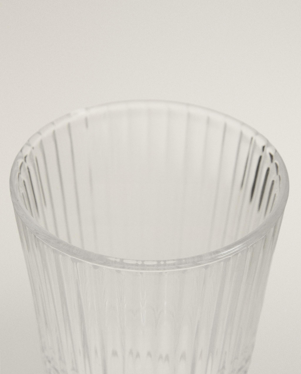 Zara Home стакан из стекла, цвет прозрачный, 10 см · 6289/401