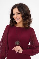 Платье Жозефина(46-56) Serenada винный (Акция)