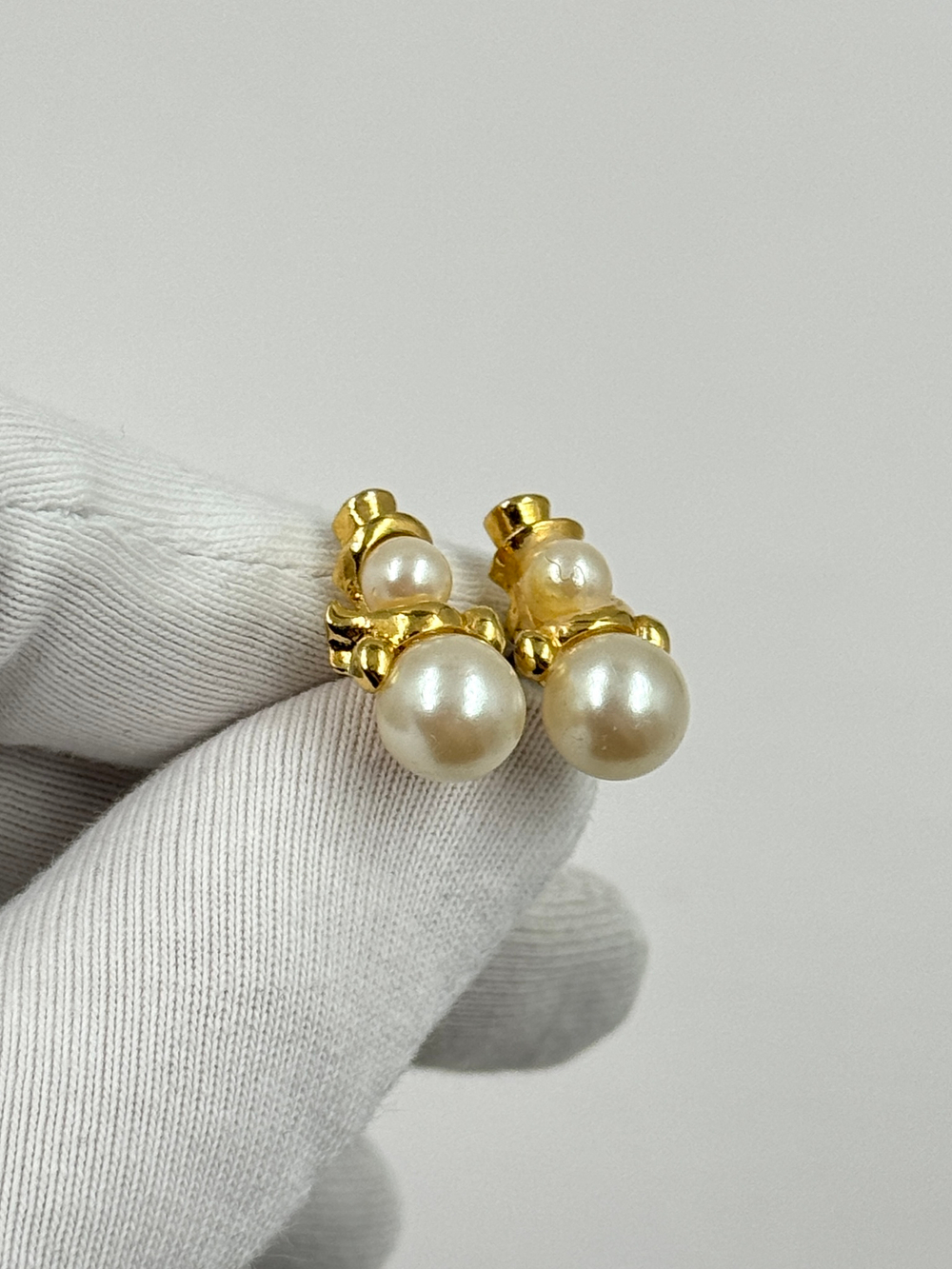 Серьги снеговики