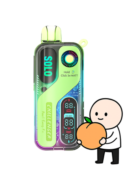 SOLOBAR SOLO 30K — Peach Berry Ice (5% nic)