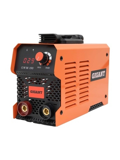 Инверторный сварочный аппарат (190 А; дисплей; кабель 2.5+1.5 м) Gigant GWM-190