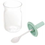 Банка стеклянная «O'lala» с ложкой 7,6*16,4см