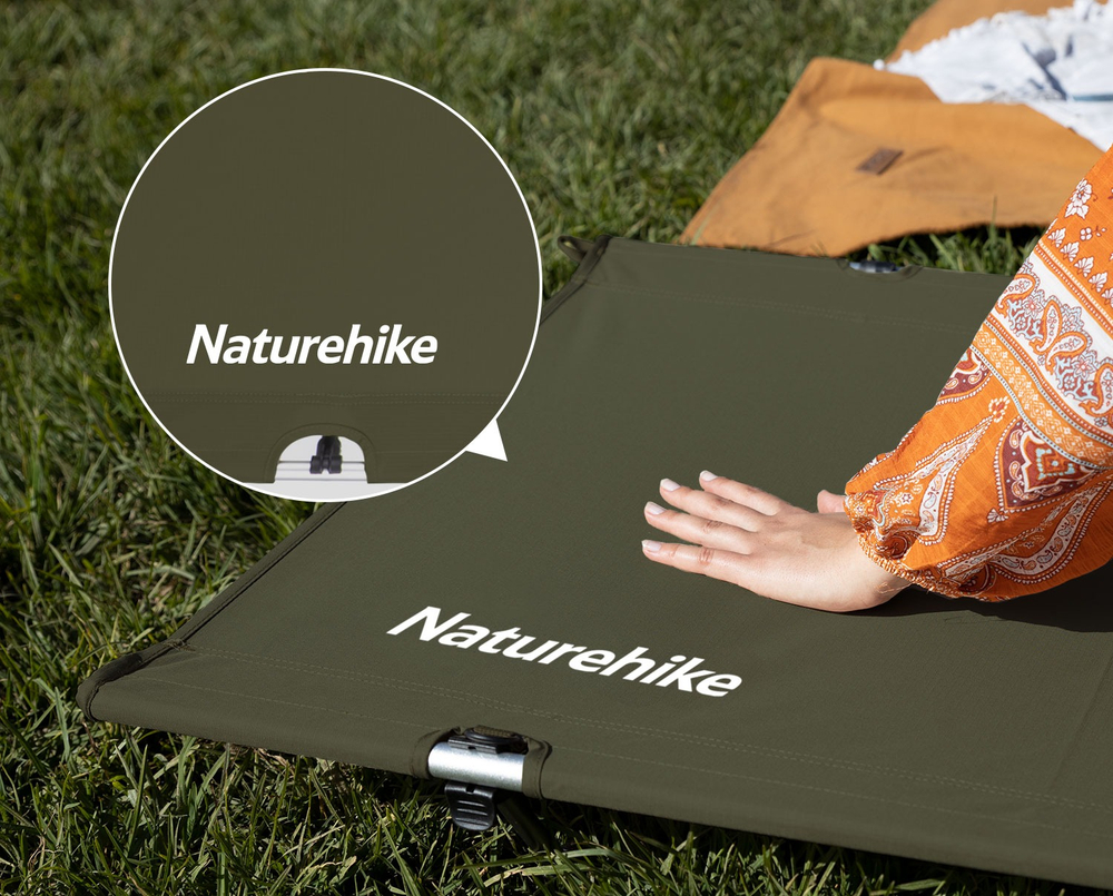 Кровать складная Naturehike односпальная XJC05, зеленая (NH20JJ001)