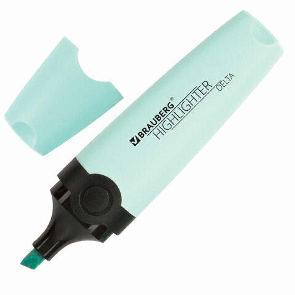 Набор текстовыделителей BRAUBERG 4 шт., АССОРТИ, "DELTA PASTEL", линия 1-5 мм, 151735