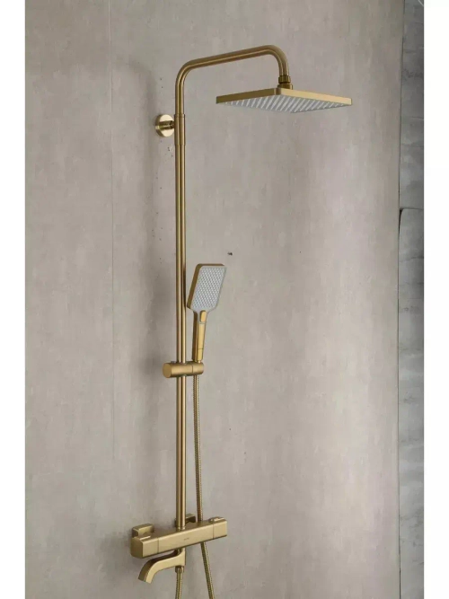 Душевая стойка с термостатом и тропическим душем G2491-3