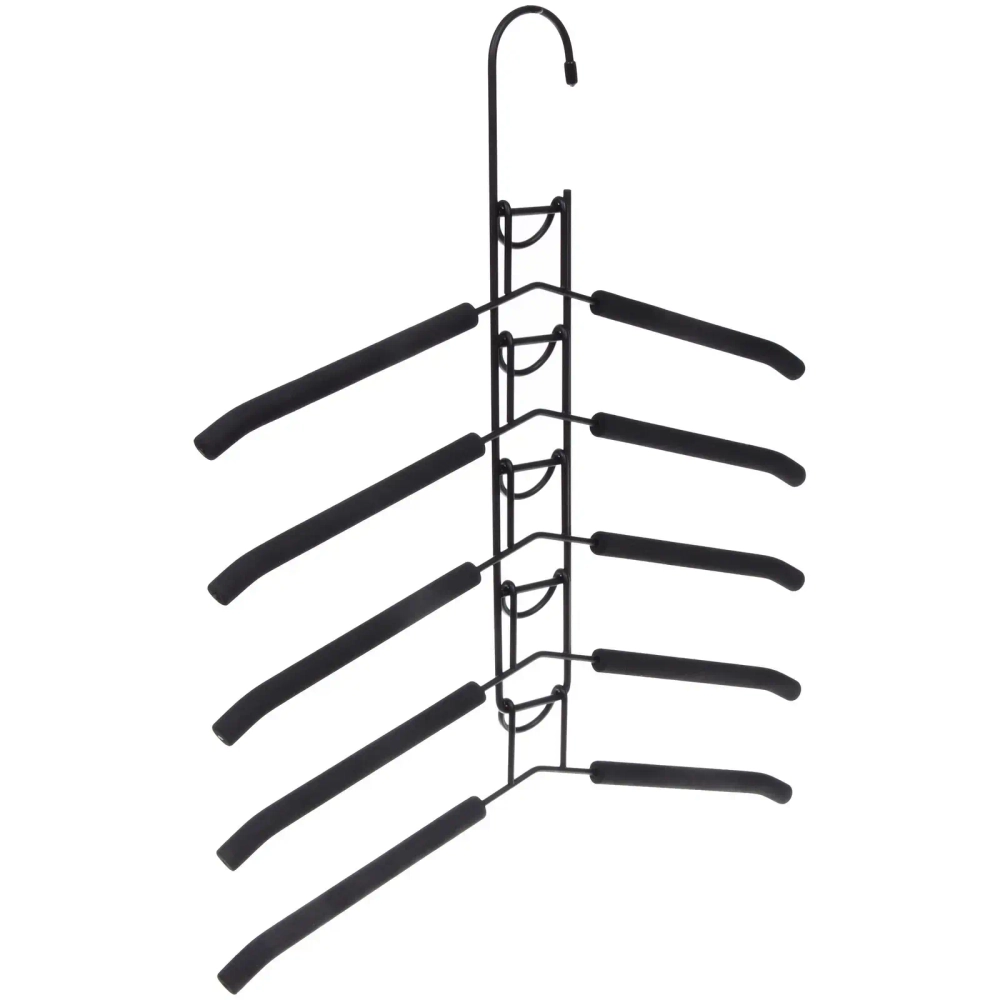 Вешалка многофунциональная «ИДЕЯДОМА», цвет металл, 5 отд, 37*41см (Лейбл Селфи)